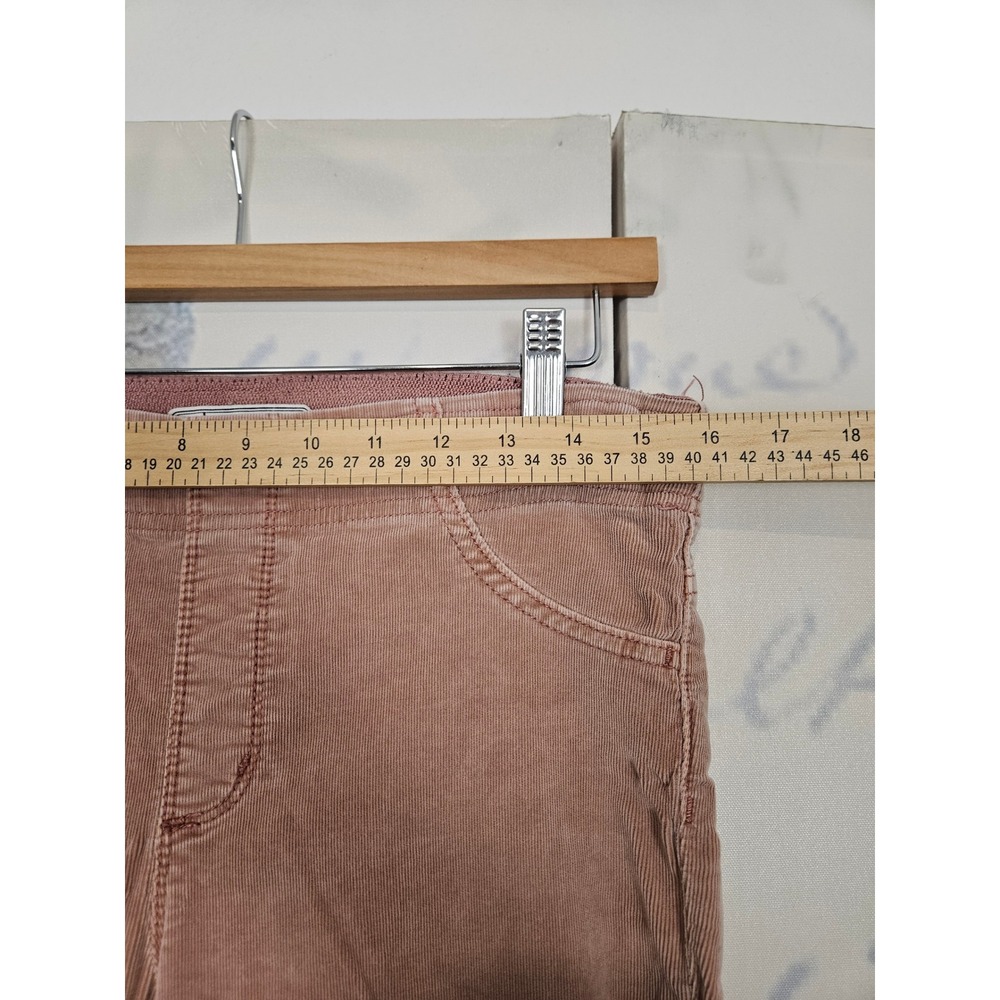 Free People Dusty Rose Corduroy Pull On Flare Pants High Rise Mauve 29 OB475769 - Picture 6 of 9